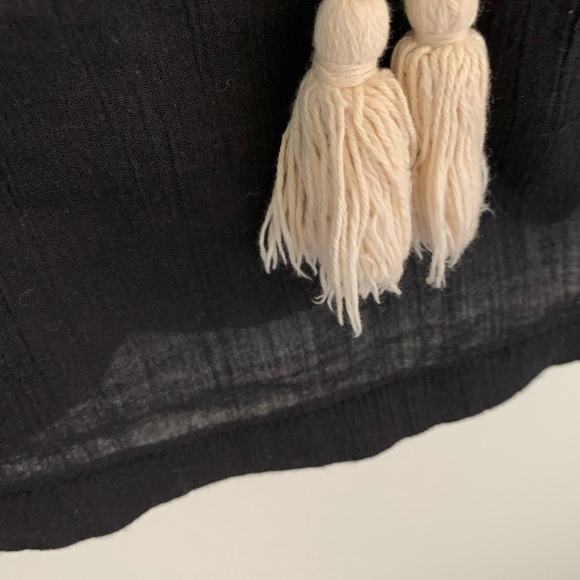 Free people style blouse embroidery boho anthropologie small xs - Picture 3 of 5